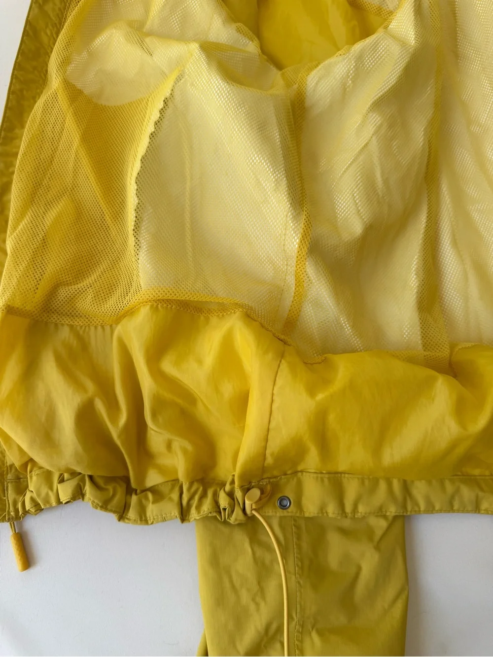 The North Face Men's Mustard Yellow Windbreaker Jacket